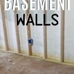 pin image - framed wall in basement