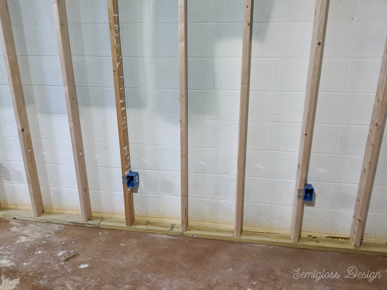 designing framing a basement