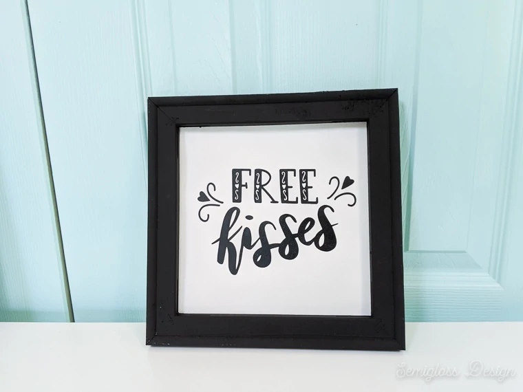 How to Make a Reverse Canvas Sign for Valentine’s Day