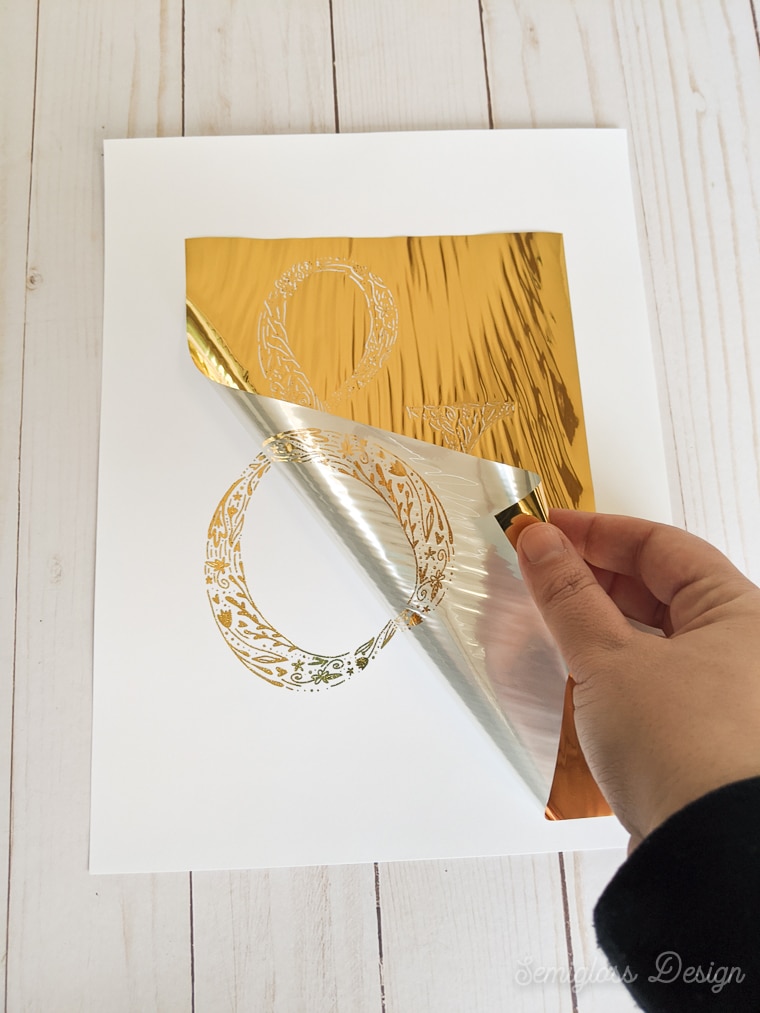 How to Make Foil Art with a Laminator - Semigloss Design