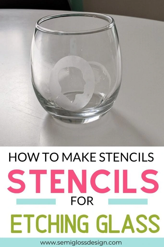 make stencils for etching glass