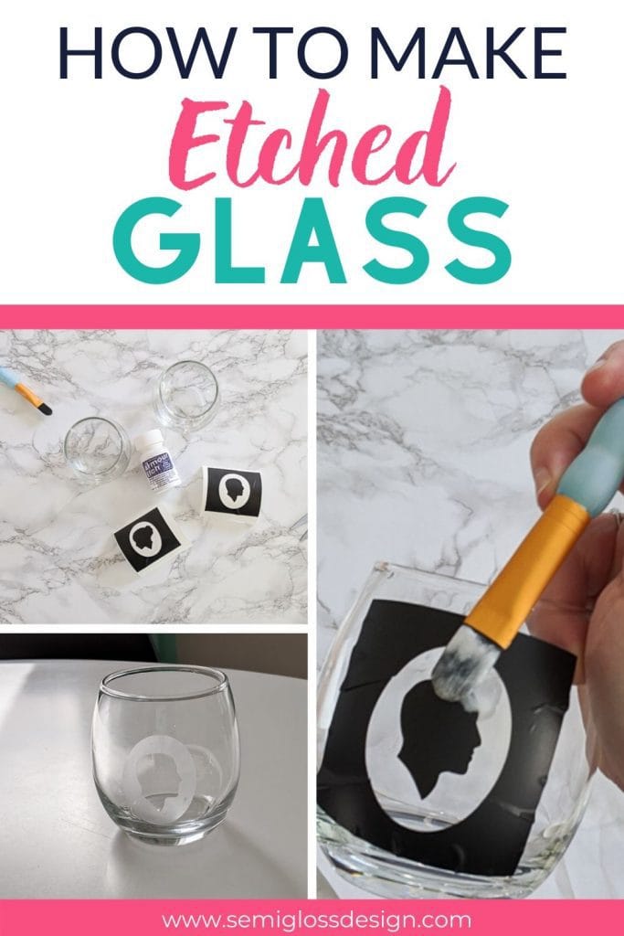 How to Make Glass Etching Stencils - Semigloss Design