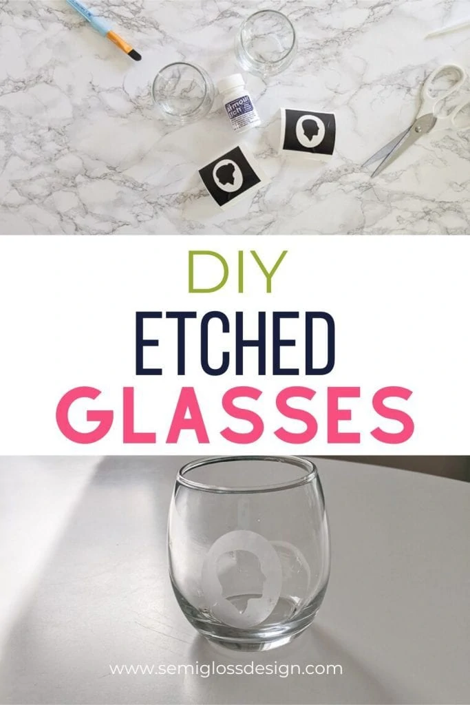 diy etched glasses