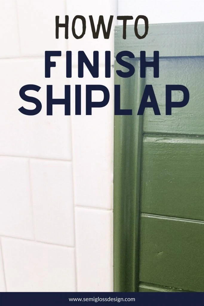 shiplap to tile transition with trim