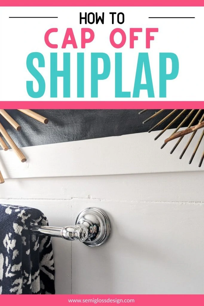 shiplap trim collage