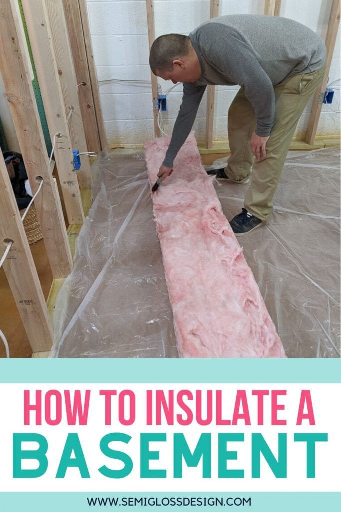 how to insulate a basement