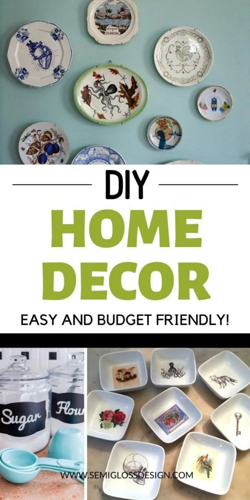 DIY Home Decor Ideas collage