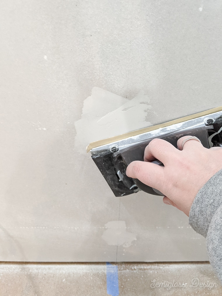 sanding joint compound
