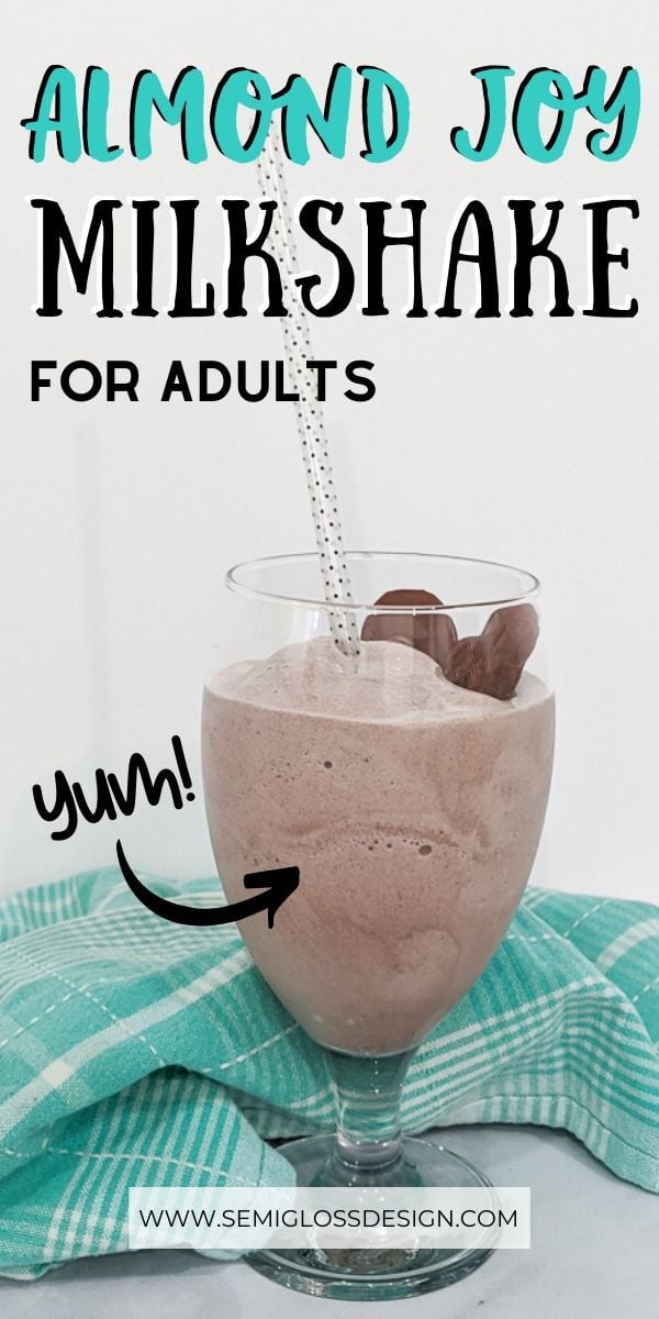 Boozy Almond Joy Milkshake Recipe Semigloss Design