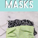 pin image- pleated face masks