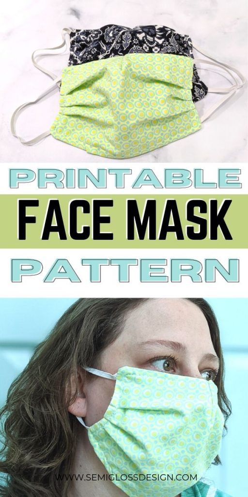 face mask pattern collage