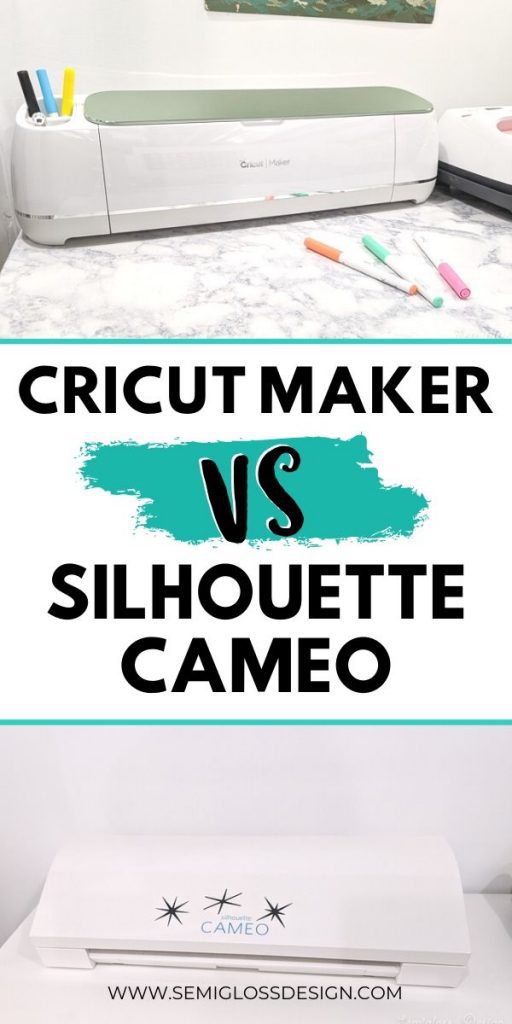 Cricut Maker vs. Silhouette Cameo 3 - Which Machine Should I Get