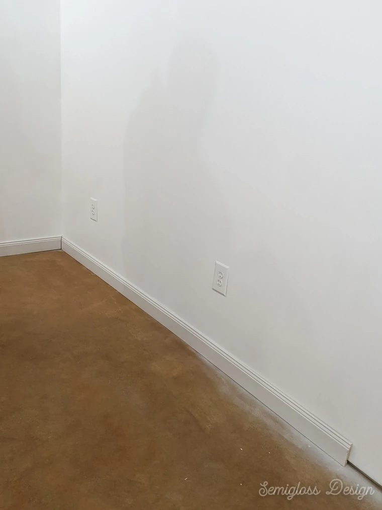 installing trim in basement