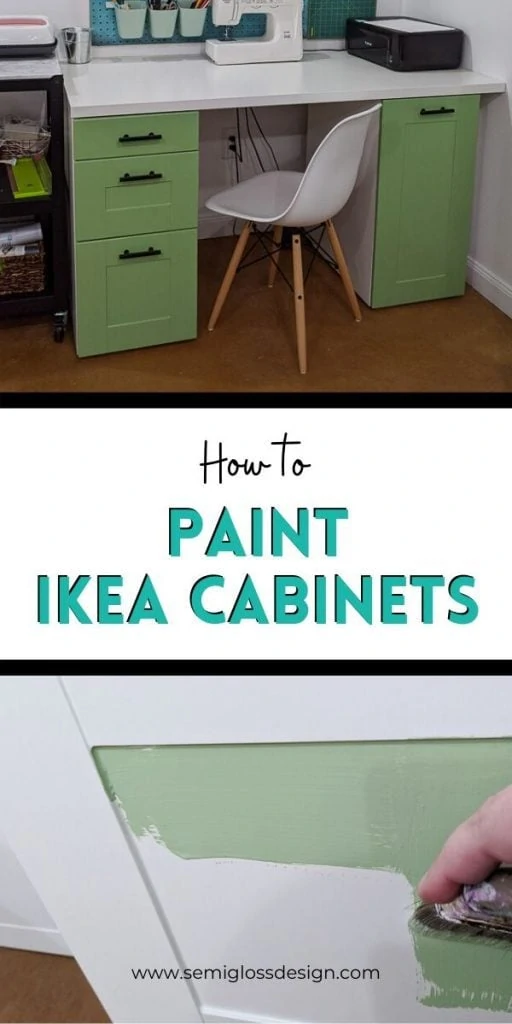 pin image - paint ikea cabinets collage