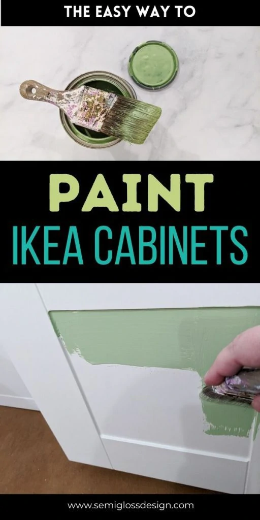 pin image - paint ikea cabinets
