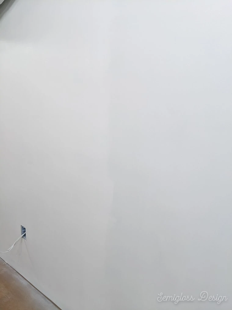 white paint on top of primer