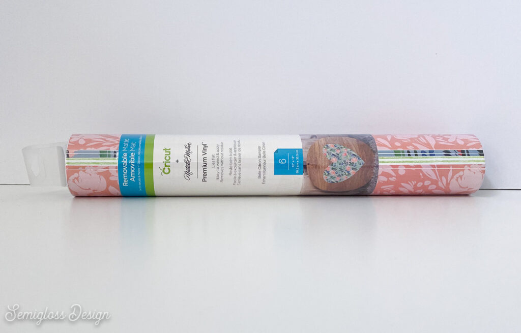 patterned Cricut vinyl