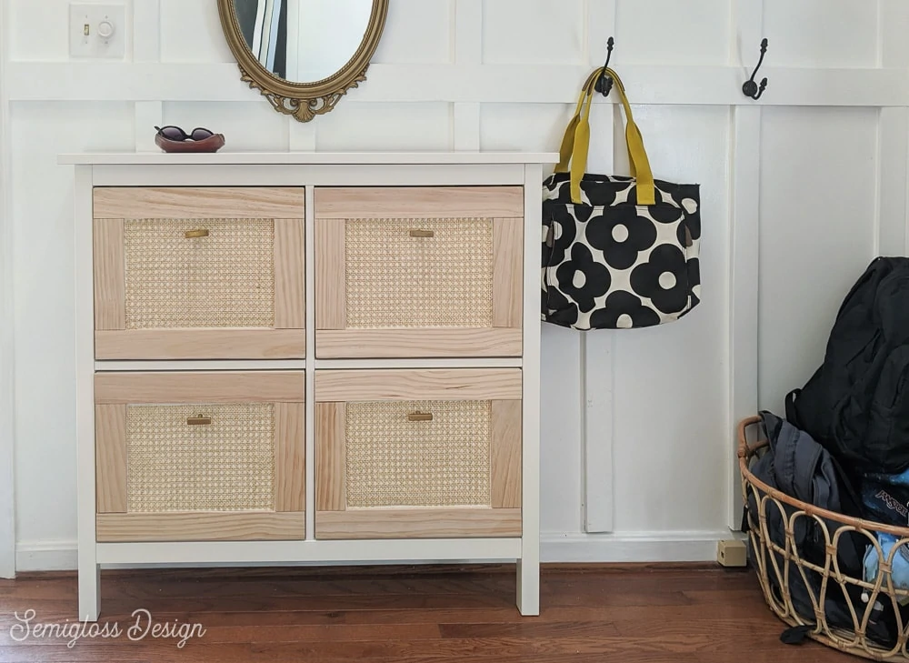 ikea hemnes shoe cabinet hack