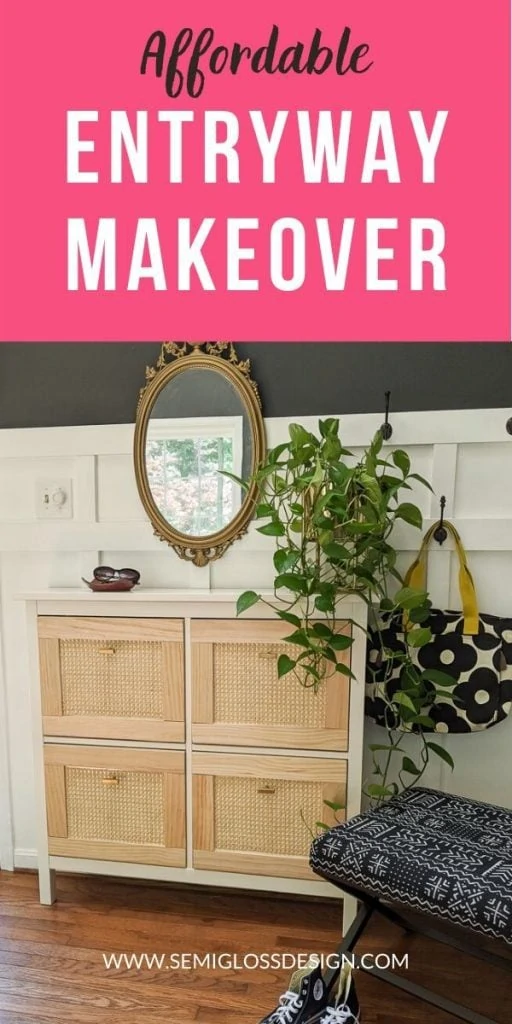 pin image - entryway makeover