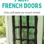 pin image- partially painted french door