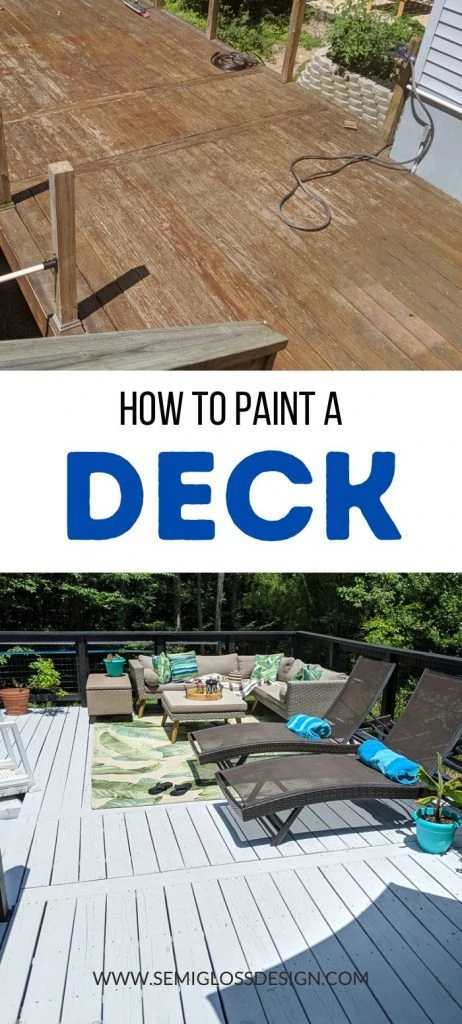 pin image - painted deck collage