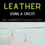 pin image - leather earrings