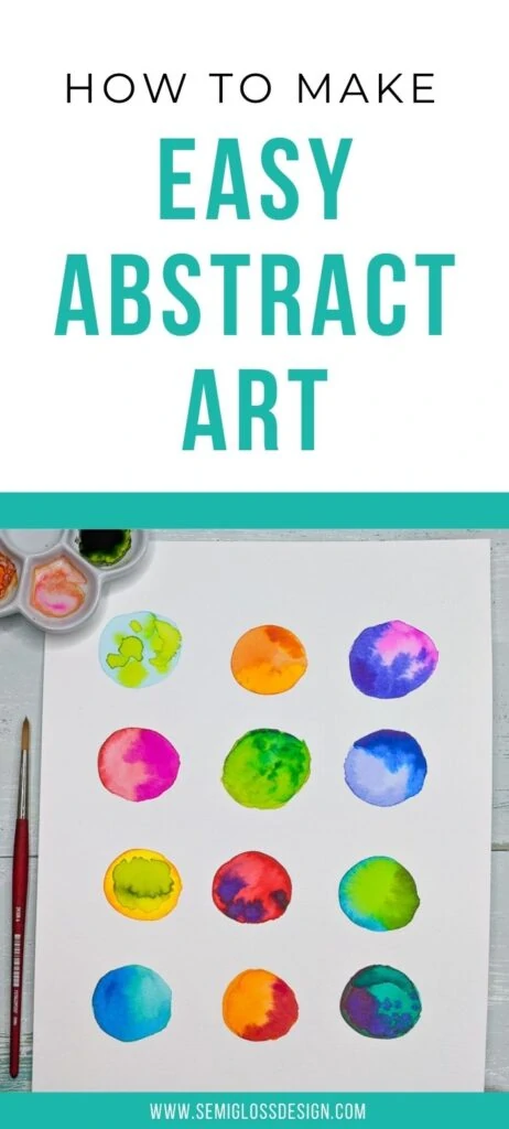 pin image - abstract watercolor dots of color