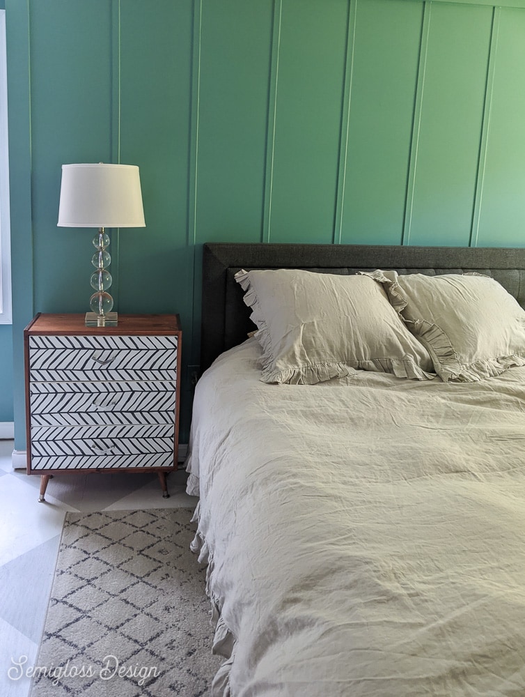 How to Use Peel and Stick Wallpaper on Furniture: IKEA Rast Hack