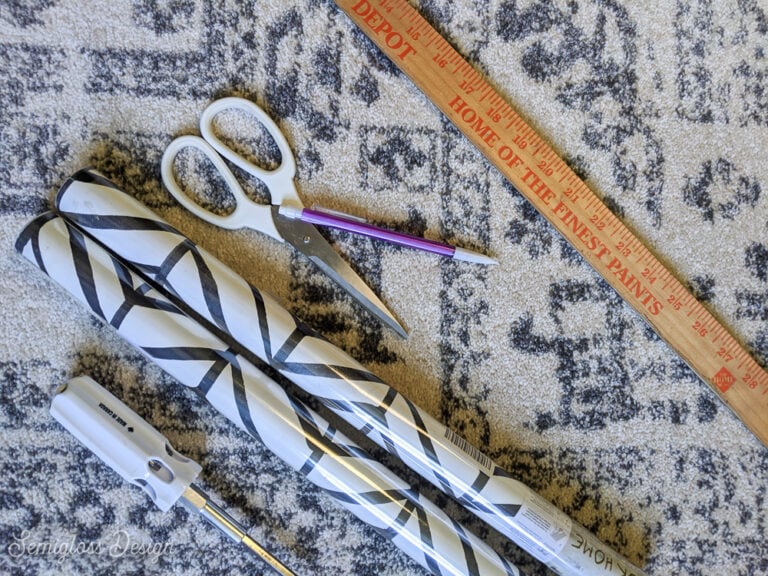 How to Use Peel and Stick Wallpaper on Furniture: IKEA Rast Hack
