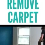 pin image - lady removing carpet