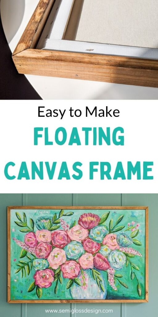 Easy Reverse Canvas DIY Decor for Summer or Spring