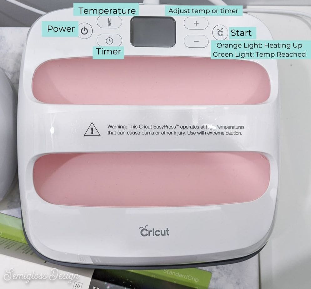 How to Use a Cricut Easy Press - Semigloss Design