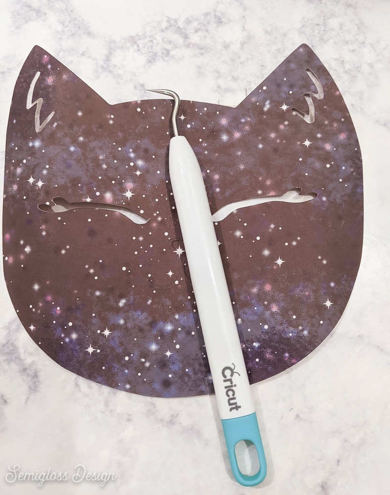 weeding infusible ink cat design