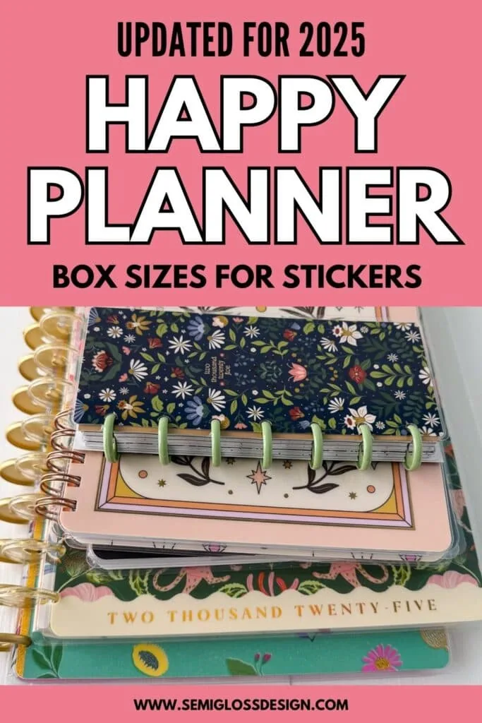 stack of happy planners
