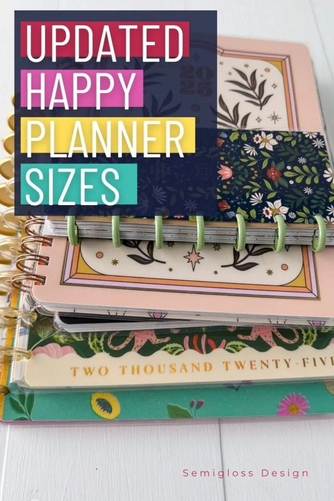 happy planners in a stack