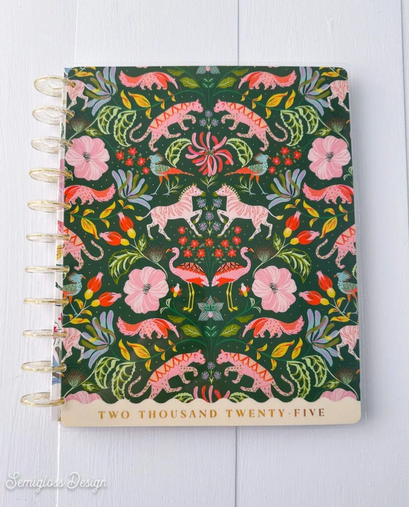 big happy planner with colorful cover