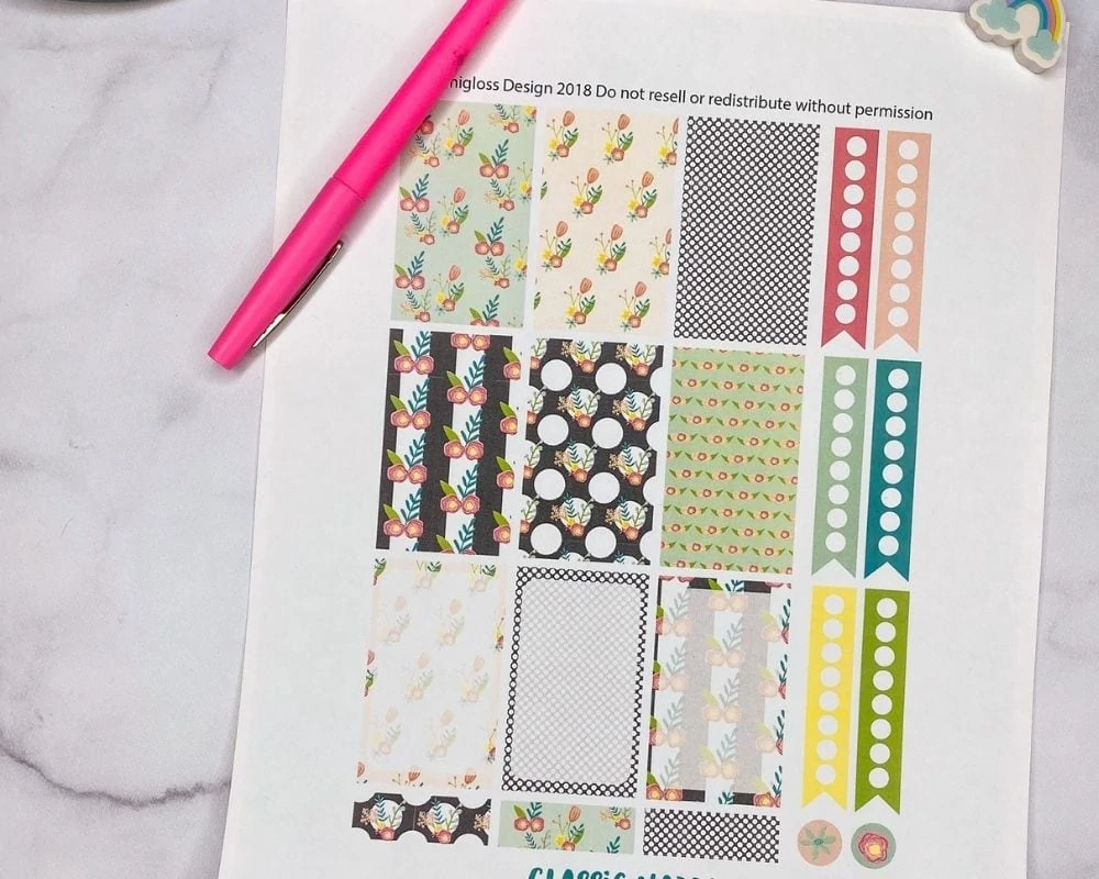 How to Make Planner Stickers