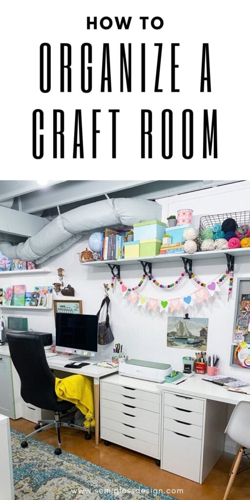 How to organize art supplies: for craft desks and rooms