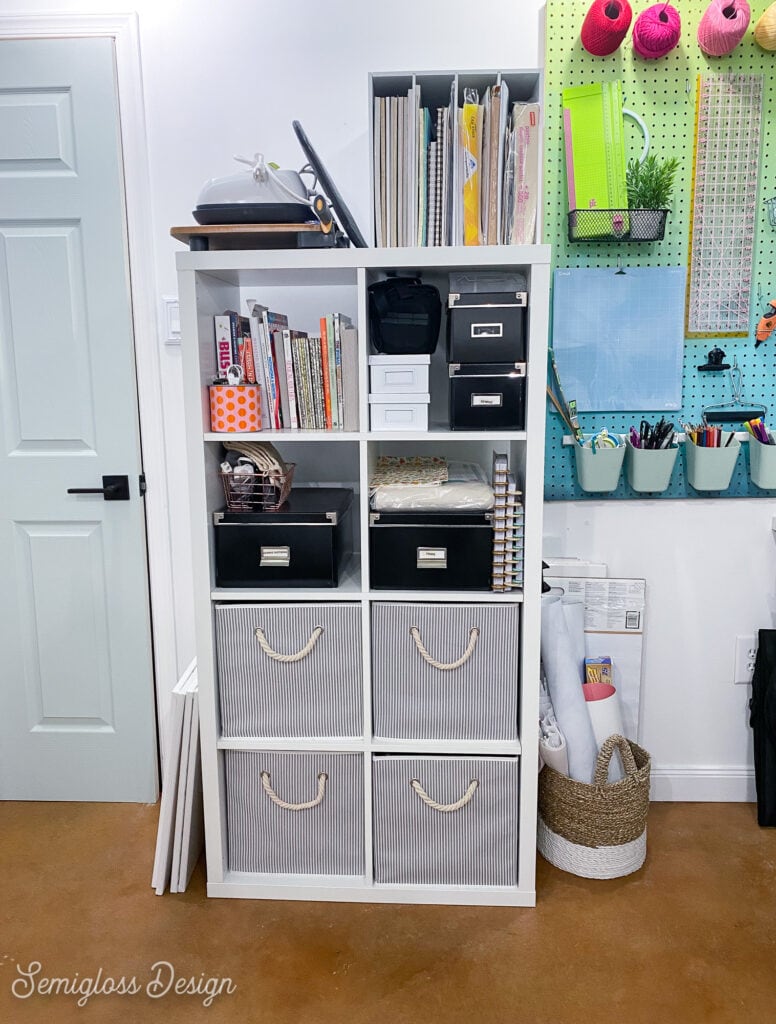 Easy Craft Room Organizing Tips - Semigloss Design