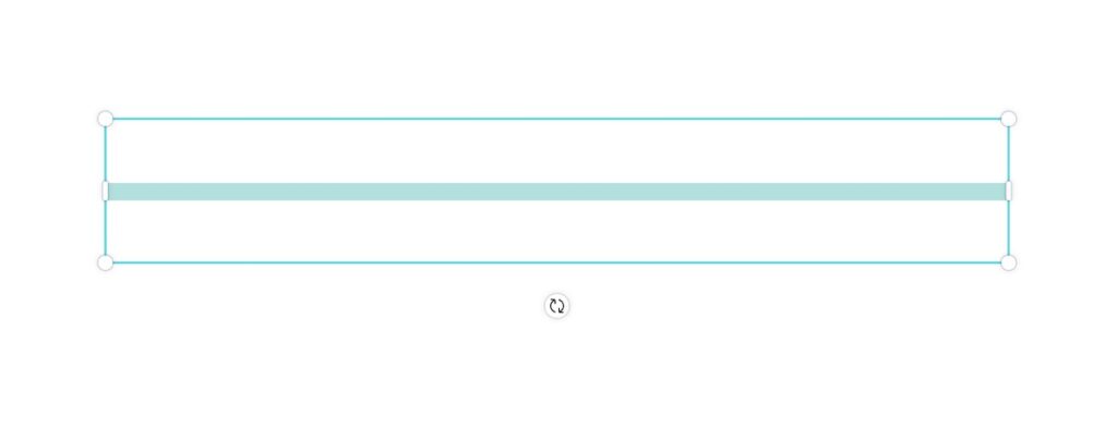 blue line in canva