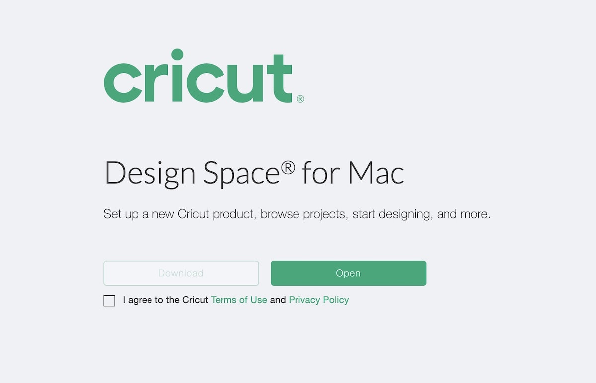 screenshot of cricut joy set up