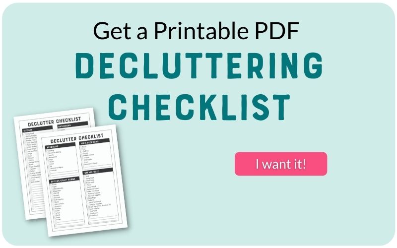 decluttering checklist 