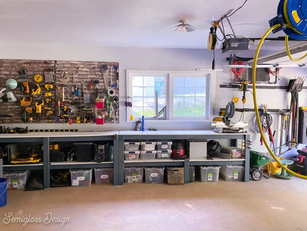 garage staged for sale