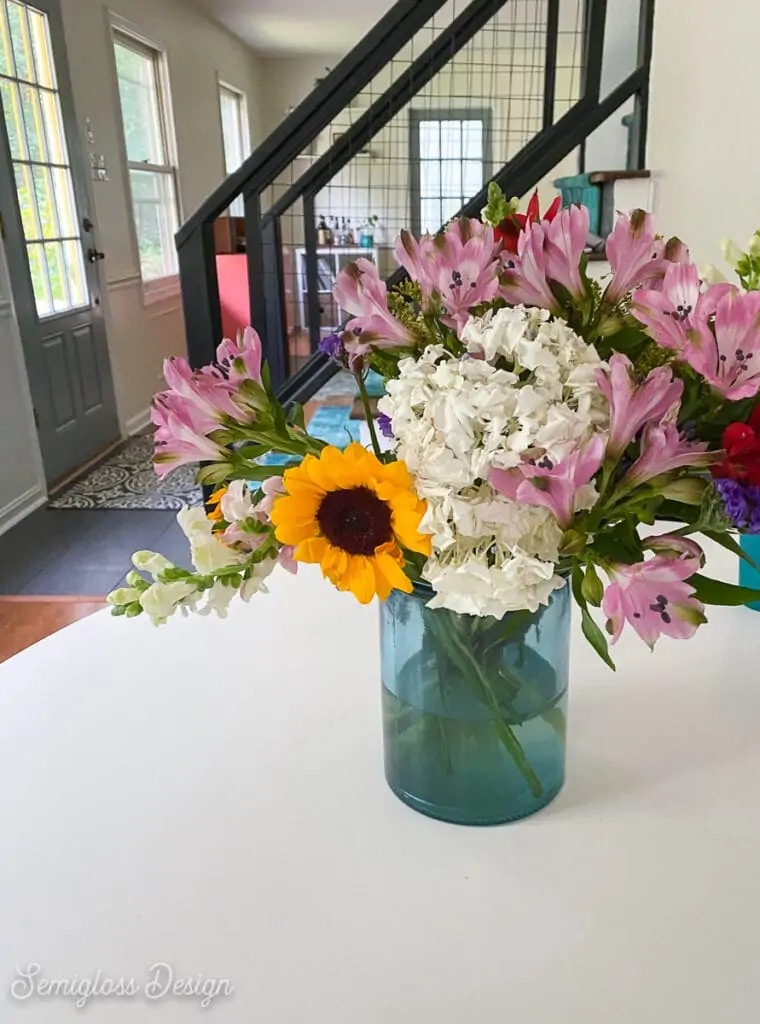 flowers in vase