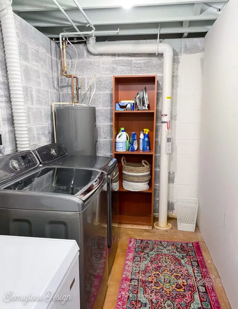 basement laundry room