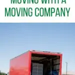 red moving truck