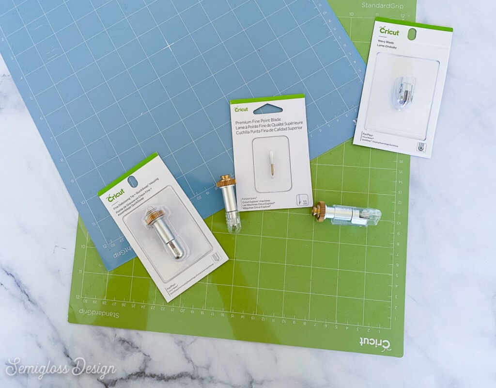 cricut blades and mats