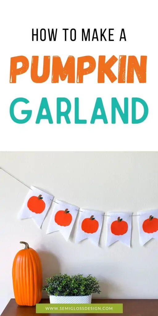 fall pumpkin garland