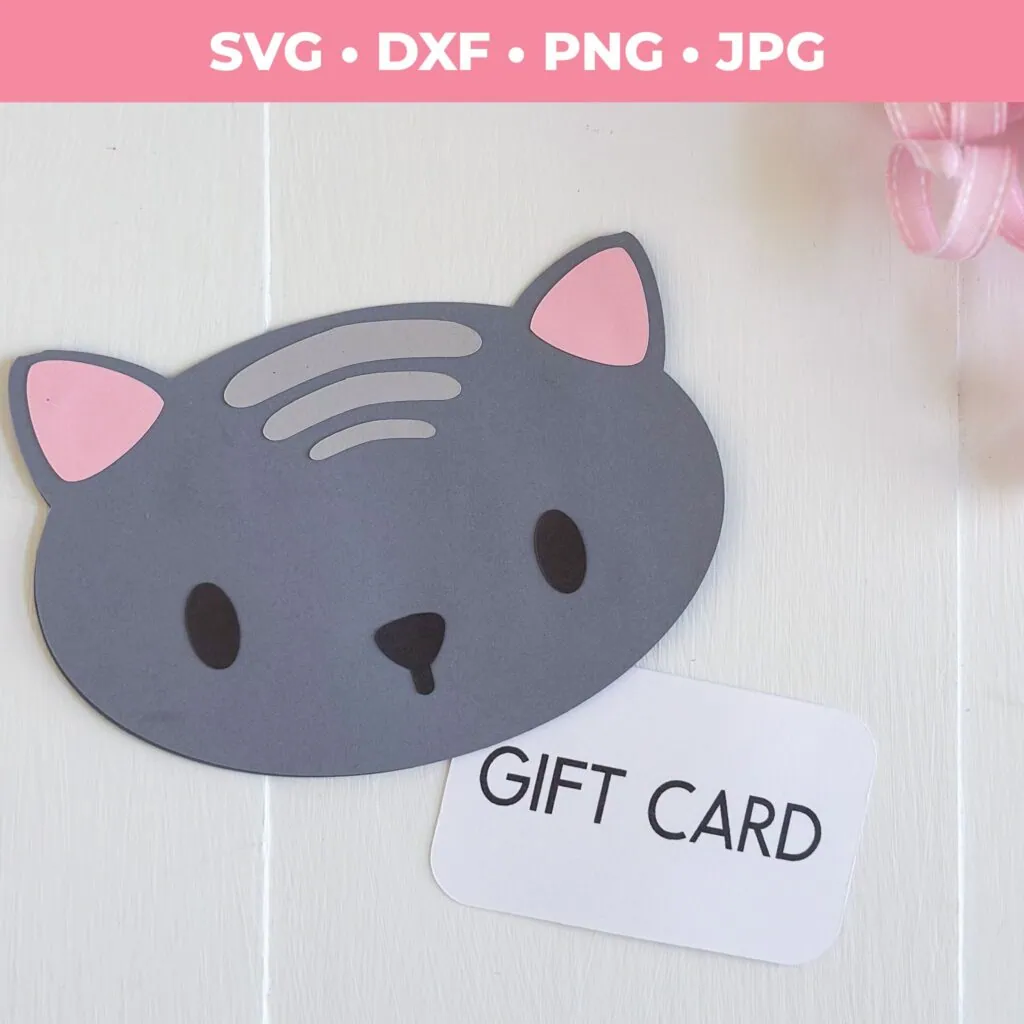 cat gift card holder