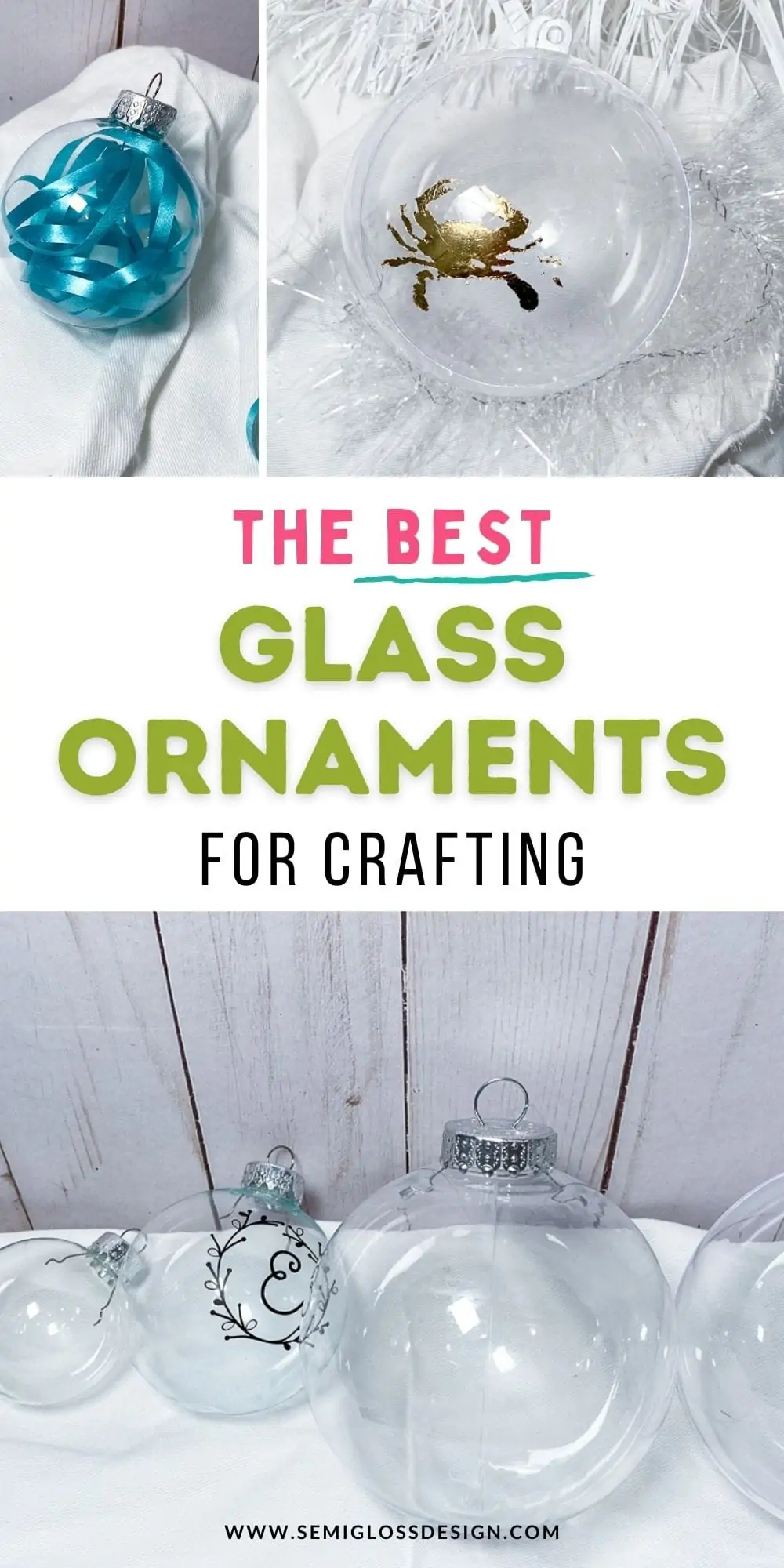 The Best Glass Ornament Blanks